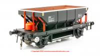 4388 Heljan Dogfish Ballast Hopper Wagon ZFV number DB993111 in Loadhaul Black / Orange livery
